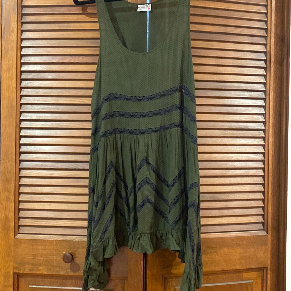 COPY - Free people Lace and voile slip dress. Size S